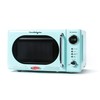 Nostalgia Retro Compact Countertop Microwave Oven, 0.7 Cu. Ft. 700-Watts