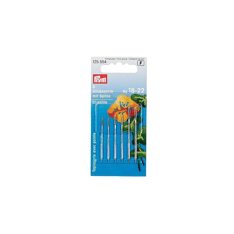 Prym Assorted Chanille Needles, Gold Eye
