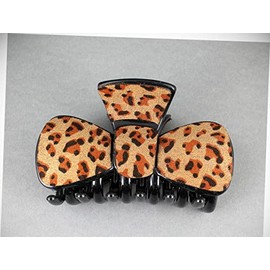 Perfect Hairstyle with Our Hair Accessories - Leopard Print 3 3/8" Long Hair Clip Claw Clamp Brown Dark Brown Fashionable Hair Accessory Hair Jewelry Accessories for Lady Women