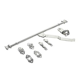 Mytee Products 18 inches Replacement Paddlelock with Fasteners for Toolboxes - Aluminum Replacement Door Handle Kit for Securement