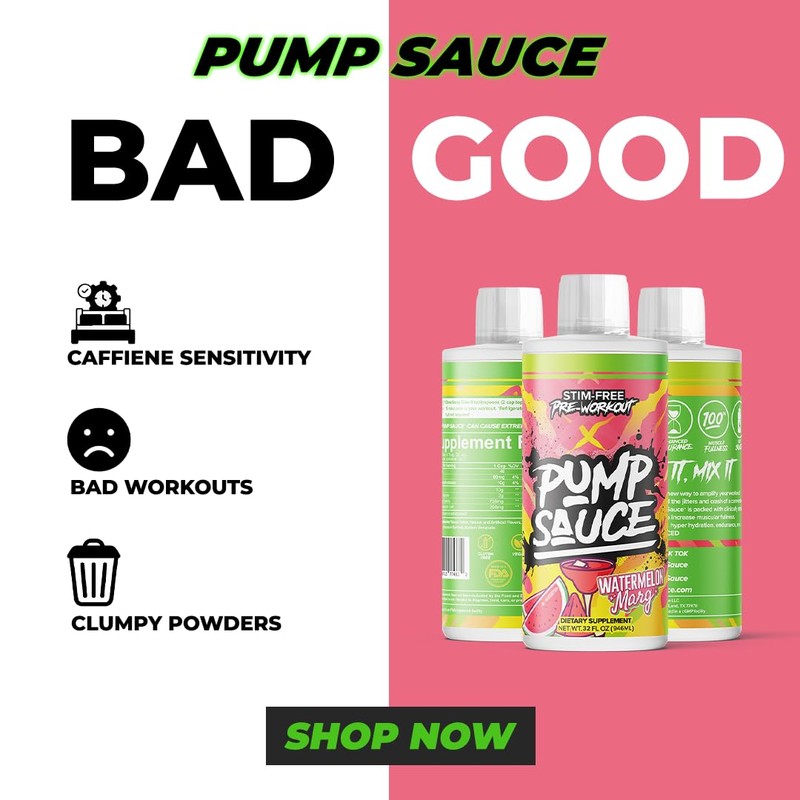 Pump Sauce Pre-Workout - 32 oz, Sour Gummy Worms, No