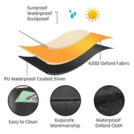 2Pcs Roof Vent Cover House Roof Turbine Hoods Shield Canvas 20Inch X 20Inch Black