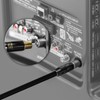 Deleycon TV Cable - Straight Plug / Socket 90° -