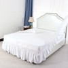 PiccoCasa Elasticated Bed Skirt Ruffled Bed Base Wrap Around Bed