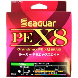 Seaguar PE X8 Fishing Line PE Line 300m No. 5 78lb (35.4kg) Multi