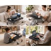 Portable Folding Laptop Desk Bed Tray Table with Foldable Legs