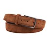QUAMOD Suede Belt for Men and Women, High-Quality Velour Leather