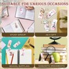 Zaamwoyy 30 Pcs Paris Magnetic Bookmarks Cute Pink Tower Flower
