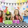 Uikeleexm Race Car Party Supplies Set, 170 Pieces, Checkered Flag