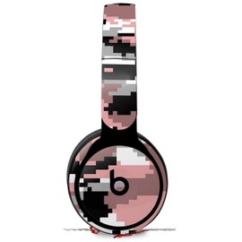 Skin Decal Wrap Works with Original Beats Solo Pro Headphones WraptorCamo Digital Camo Pink Skin Only Beats NOT Included