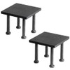 MOUNTAIN_ARK 2 Pack 5" x 5" Concrete Embeds Plate, Steel