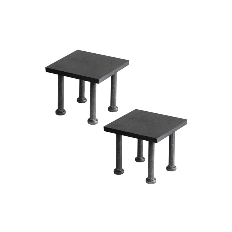 MOUNTAIN_ARK 2 Pack 5" x 5" Concrete Embeds Plate, Steel