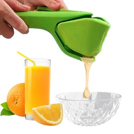 LVYKING Lemon Juicer Squeezer, Manual Citrus Juicer That Folds Flat, Protable Hand Held Juicer for Lemon, Lime, Fruits, Orange, Green