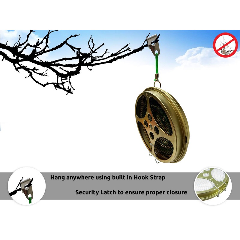 Portable Mosquito Coil Holder - Mosquito Coil & Incense Burner