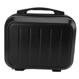 14in Cosmetic Bag Case ABS Delicate Fashionable Travel Toiletry Makeup Bag for Women Girl Black