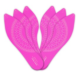 Insoles for High Heels Women Inserts Silicone Self-Adhesive Insole Film 0.5MM Non Slip Anti Odor Resistant Keep Your Shoes Dry and Comfortable(Pink,3Pair,10-11)