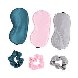 Healeved Eye Mask Hair Ring Sleeping Blindfold Blinders Night Blindfold Eye Shades for Travel Lightweight Eye Shades Home Eye Cover Shading Blindfolds Scarf Headband Kids Eye Patches Silk