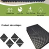 3x5FT Rubber Floor Mat Commercial Anti Fatigue Rubber Drainage Mat