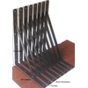 8 Pack L14 x H 10" Black Heavy Duty Shelf