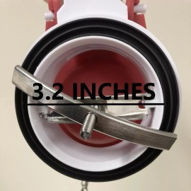 NUFLUSH TOTO Adjustable Flush Valve, 3.2 Inch One Piece Toilet with Silicone Flapper