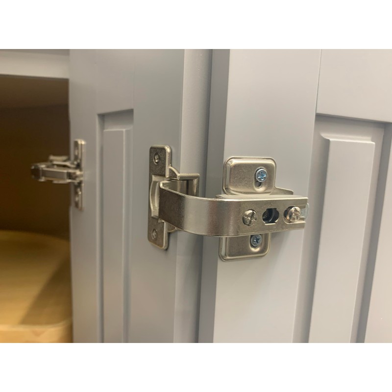 Burks 2 Pack Lazy Susan Hinge 90 Degree Pie Cut