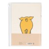 Midori 12391006 Household Account Book, A5, Easy Monthly Pig Pattern