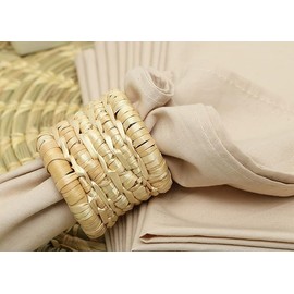 Indyahaat Dining Table Natural Cotton Cloth Linen Napkin Set of 6-18x18 Inches, Beige| Washable Soft Pemium Hotel Quality| Reusable Napkins -Perfect Table Linens for Family Dinners, Weddings