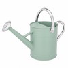 1 Gallon Metal Watering Can for Indoor Outdoor Plants, Cream