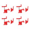 4 Pack 3/4" Cast Iron Pipe Clamp Heavy Duty Wood