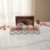 Colecciones Fantasy Nails Acrilico 6 Pz Color Rose gold