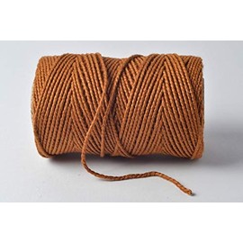 100m - Everlasto 'Solid' Beautiful Baker's Cotton Craft Twine (2mm Approx) (Sahara Sand)