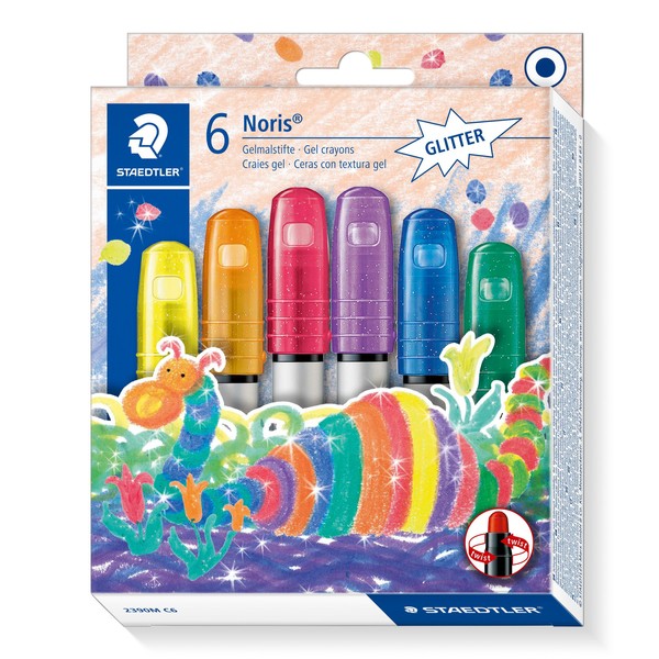 STAEDTLER Noris Club Glitter Crayons Pack 6
