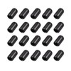 20pcs Rubber End Caps 6.5mm Inner Diameter Height 15mm Terminal