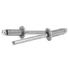 Blind rivets with flat head according to DIN 7337 /