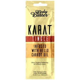 Body Butter Karat Tingle Tanning Lotion - Infused with Helio Carrot Oil (15ml)