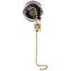 NSI 75111CQ Pull Chain Switch, Off-On-On-On Circuit Function, SP3T, Brass