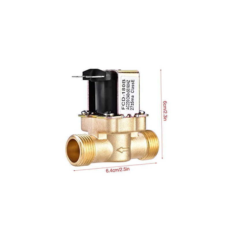 Electric Solenoid Valve Normally Closed Brass for Water Control AC