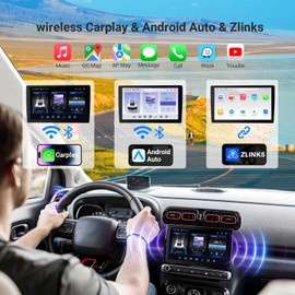 Haudio Double Din Android 13 Car Stereo - 9" HD Touchscreen with Wireless CarPlay & 14-Band DSP, 50W×4 Hi-Fi, Dual USB/DVR, GPS | Plug & Play for 99% Cars 2010-2023