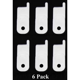 White Toggle Switch Plate Cover Guard Keeps Light Switch ON or Off Protects Your Lights or Circuits from Accidentally Being Turned on or Off (6)