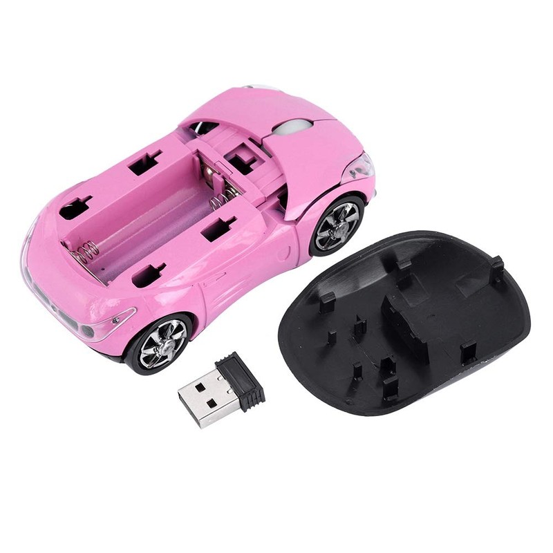 Wireless Car Gaming Mouse, 2.4G Wireless Bluetooth Optical Mouse with