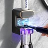 HEYInova Automatic Toothpaste Dispenser,Wall Mounted Electric Toothpaste Dispenser with 3