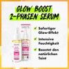 SANTE Naturkosmetik Glow Booster 2-Phase Serum with 3D Hyaluron, Vitamin