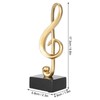 Hapivida Modern Decorative Sculptures, Music Note Statue, Music Figures, Sculpture,
