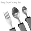 Easy Grip Cutlery Set, Cutlery for Disabled Hands, Disability Ideal
