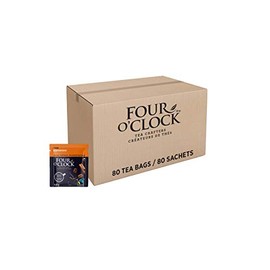 Four O'Clock Espresso Chai Tea Organic Fairtrade, Non-Gmo, Kosher, Gluten-Free, 80 Teabags