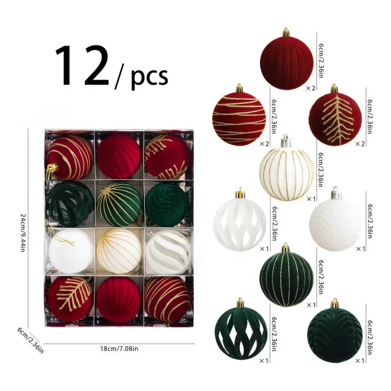 Árboles Y Adornos De Navidad,esferas Navideñas