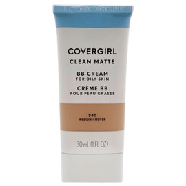 COVERGIRL Clean Matte BB Cream Medium 540 For Oily Skin, 1 oz (packaging may vary)