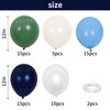 Balloons Green and Blue, 60Pcs 12 Inch Navy Blue Green