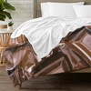 Silky Chocolate 3D Funny Realistic Food Ultra-Soft Throw Blanket 60"x50"