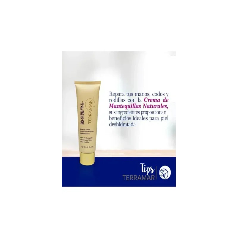 Crema Mantequillas Naturales Manos Codos Y Rodillas Terramar